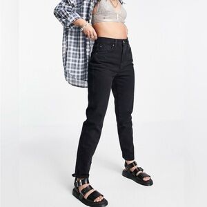 We The Free High Rise Black Denim Jeans Size 25